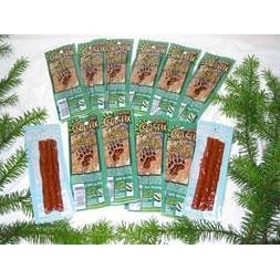 1 Dozen Packs Teriyaki Flavored Salmon Jerky (3 4 oz each) by Kodiak Solstix