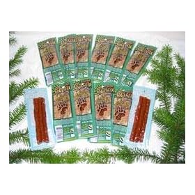 1 Dozen Packs Teriyaki Flavored Salmon Jerky (3/4 oz each)