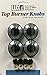 Tools & Hardware : Lux #CPR410 4PK Black Gas Burner Knob