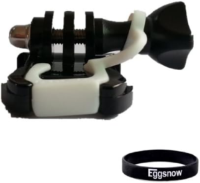 Eggsnow 3in1 Buckle Basic Strap Mount Clips + Rubber Locking Plug + Knob Thumb Screw for Gopro Hero 3+ 3 2 1