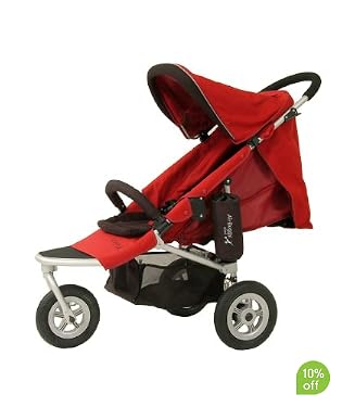 Air Buggy Mimi - Silver/Red