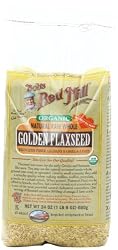Bob's Red Mill Organic Golden Flaxseeds, 24-Ounce Packages (Pack of 4)