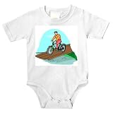 Onesie with man, body, individuals, individual, bike, humans, health, person, human, boy, persons, bicycle, people, riding, fitness