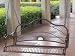 Sun Ray Iron Porch Swing