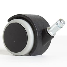 Set de 5 roulettes pour sol dur 11mm / 50mm