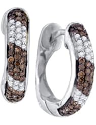 0.65CTW DIAMOND FASHION HOOPS