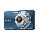 Sony DSC-W350 14.1MP Digital Camera with 4x Wide Angle Zoom with Optical Steady Shot Image Stabilization and 2.7 inch LCD (Blue)