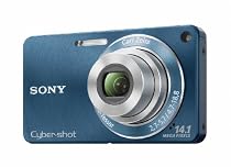 Sony DSC-W350 14.1MP Digital Camera with 4x Wide Angle Zoom with Optical Steady Shot Image Stabilization and 2.7 inch LCD (Blue)