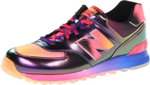 New Balance Men's ML574 Surf Pack Classic Running Shoe,Black Multi,11 D US On Sale