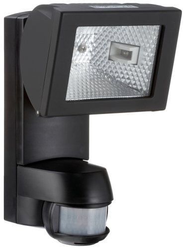 ESY-LUX AF150/200S Halogenstrahler 150W mit Bewegungsmelder schwarz