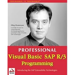 Professional VB SAP R/3 Programming