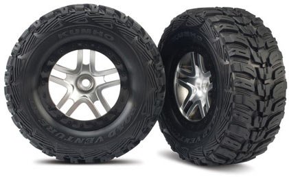 Split Spoke Wheel & Kumho Tire (2): Slash 2WD FR