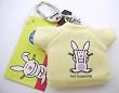 Happy Bunny 'Not Listening' T Shirt Key Chain by Basic Fun
