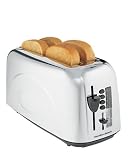 Hamilton Beach 24669 Classic Chrome 4-Slice Long Slot Toaster