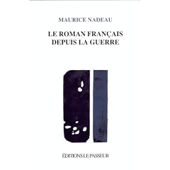 Le Roman fran�ais depuis la guerre