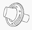 Universal Control Knob with Extra Long 1 Inch Shaft