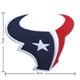 3pcs Houston Texans Logo 1 Embroidered Iron on Patches Kid Biker Band Appliques for Jeans Pants Apparel Great Gift for Dad Mom Man Women Free Shipping From Thailand - High Quality Embroidery Cloth & 100% Customer Satisfaction Guarantee