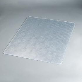 DEFLECTO CORPORATION Execumat vinyl chair mat for highest pile plush padded carpet, 45x53,... by