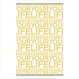 Change Your Life Slat in Sunflower Size: 24