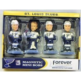 St. Louis Blues Forever Collectibles Mini Bobble Head Set by 