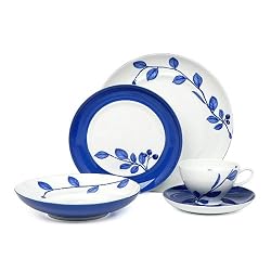 Mikasa True Blue 5-Piece Place Setting, Service for 1
