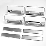 Automotive Trim Chrome Plated Door Handle Cover with 3M Adhesive Tape For 1992 1993... by Astra Security