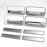 Decorative Chrome Door Handle Cover For 1999 2000 2001 Cadillac Escalade 4 Door