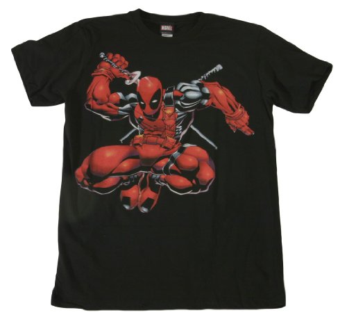  Deadpool Ed Pool Black Adult T-shirt Tee