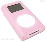 Apple iPod mini (4GB) FlexiSkin - The Soft Low-Profile Case (Coral Pink (with clip))