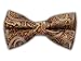 100% Silk Woven Brown, Lavender and Rust Hendrix Paisley Self-Tie Bow Tie