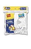 Boys Hanes 6 Pair Toddler Crew Socks White 2T 18-36 mths - 30/6
