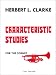 Characteristic Studies for the Cornet