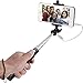Selfie Stick Razy - Monopod Self-portrait Pole with Camera Holder and Remote Shutter Designed for Apple iPhone 6 plus 5 5s 5c 4 4s, Samsung Galaxy S3 S4 S5 S6 Edge, HTC One, Google Nexus, LG and Sony