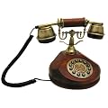 Steepletone Nostalgia Desktop SNW17 Corded Phone - Classic Dark Wood