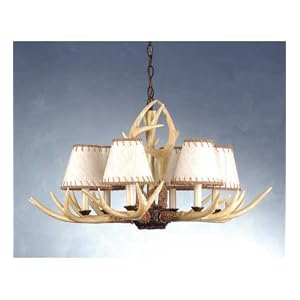 30W Buckland 6 Lt Chandelier by Meyda