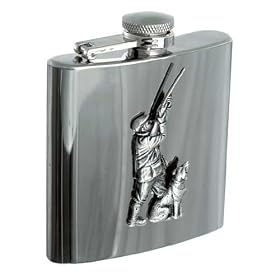 Hunter & Dog 6oz Stainless Steel Hip Flask