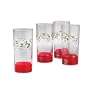 Pfaltzgraff Winterberry 20-Ounce Cooler Glasses, Set of 4