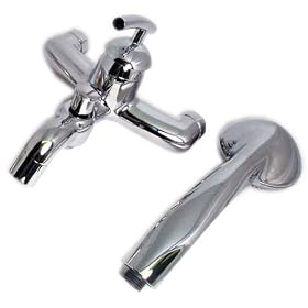 Delta Single Function Showerhead & Verona On-Wall Tub Mixer *Trim Only