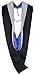 GraduationMall Graduation Hood for Master Degree Deluxe Academic Hood Various College Colors Available