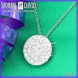 14K Diamond Disk Pendant