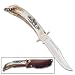 Silver Stag Scrimshaw Deep Valley Bowie Knife