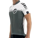 Assos Men's Equipe Short Sleeve Cycling Jersey - Titanium - 90.122.6