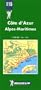 Carte routi�re : C�te d'Azur - Alpes Maritimes, N� 115