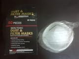 Best Price DUST & FILTER MASKS Non-Toxic Disposal Dust Masks Box of 50 Protective Dust & Nuisance Mask by Great American Mfg.