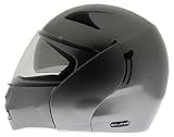 Eclipse Gun Metal Grey Full Face DOT Modular Motorcycle Helmet