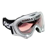 Briko Icarus Evo Ski Snowboard Freeride Goggles Silver Pearl