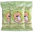 Tooth Tissues *** (3) THREE PACKS *** Dental Wipes for Baby and Toddler Smiles