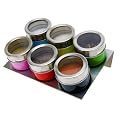 Pt HM0218 Set de pots � Epices Aimant�s Multi Couleur