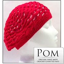 Crochet Beret/Tam Hat : Red OP
