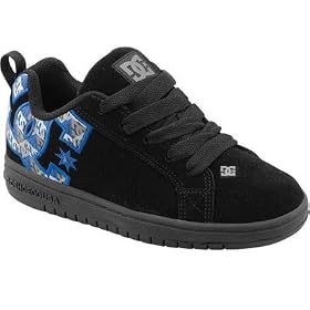 DC Youth Shoes Court Graffik SE Carbon Battle Blue